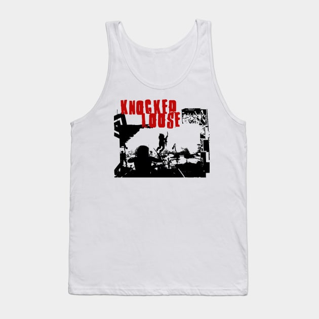 knocked loose livo on pekor Tank Top by sneaky geek studio